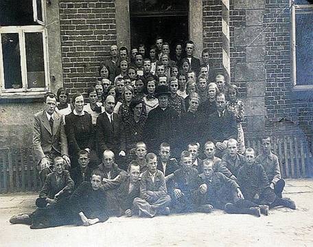 Szkoła Wójcin ok. 1937
